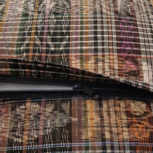 Colorful Patchwork Throw Pillow - Picture 9 of 9